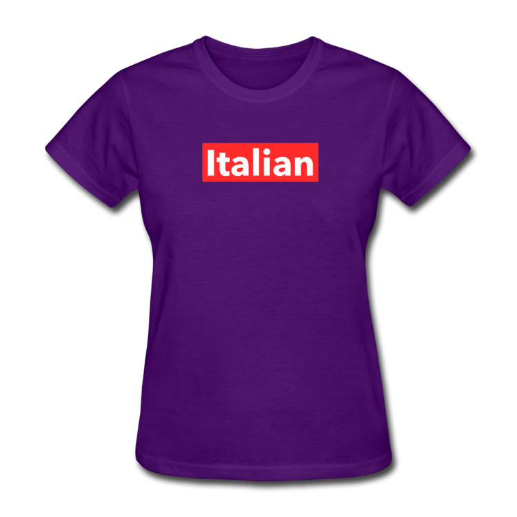 Italian red Women's T-Shirt - purple