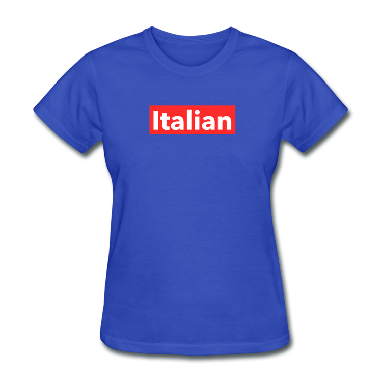 Italian red Women's T-Shirt - royal blue