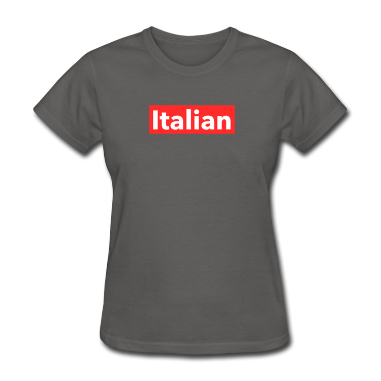Italian red Women's T-Shirt - charcoal