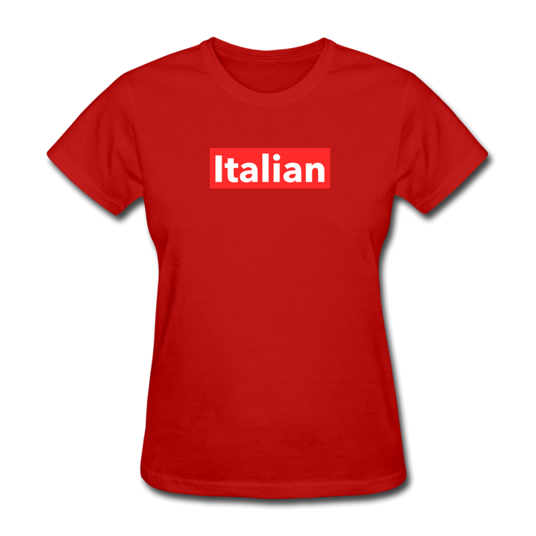 Italian red Women's T-Shirt - red