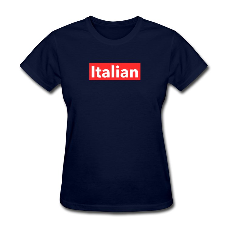Italian red Women's T-Shirt - navy
