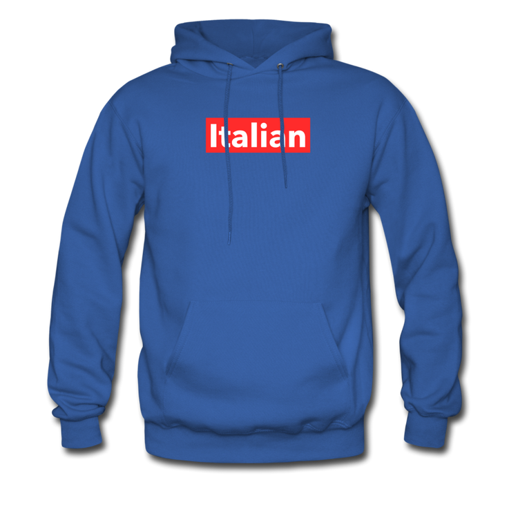 Italian red Unisex Hoodie - royal blue