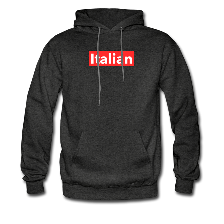 Italian red Unisex Hoodie - charcoal gray