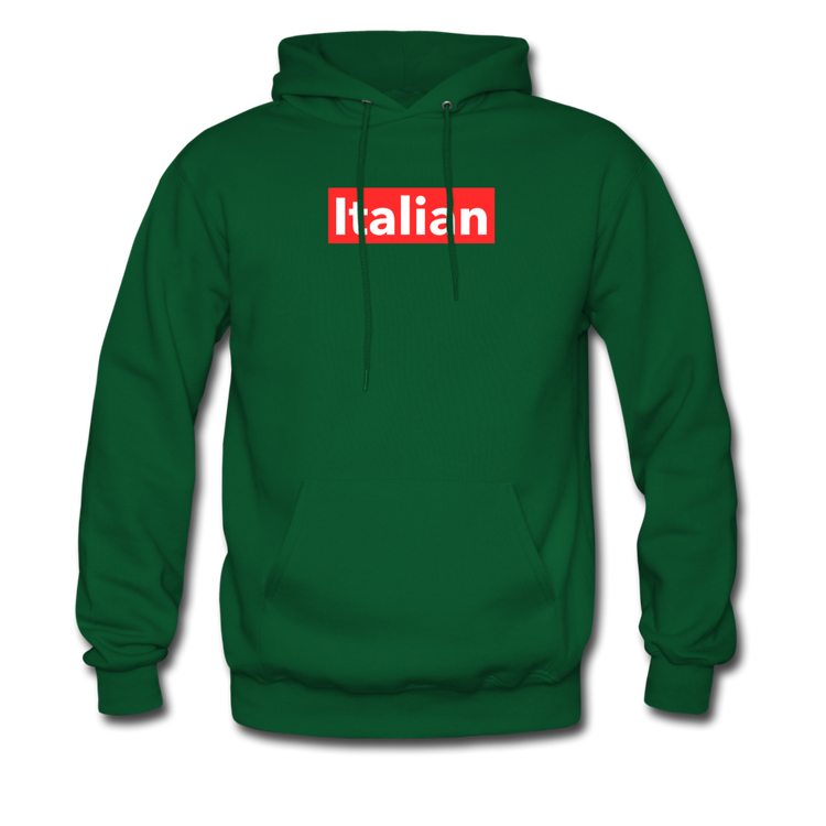 Italian red Unisex Hoodie - forest green