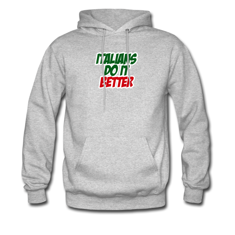 Italians do it better 2 Unisex Hoodie - heather gray