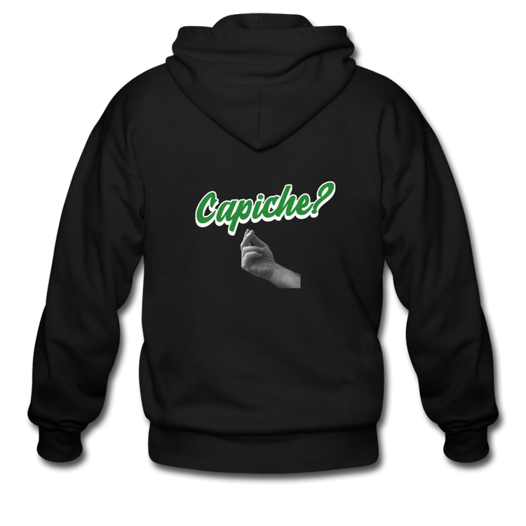 Capiche? Unisex ZIP Hoodie - black