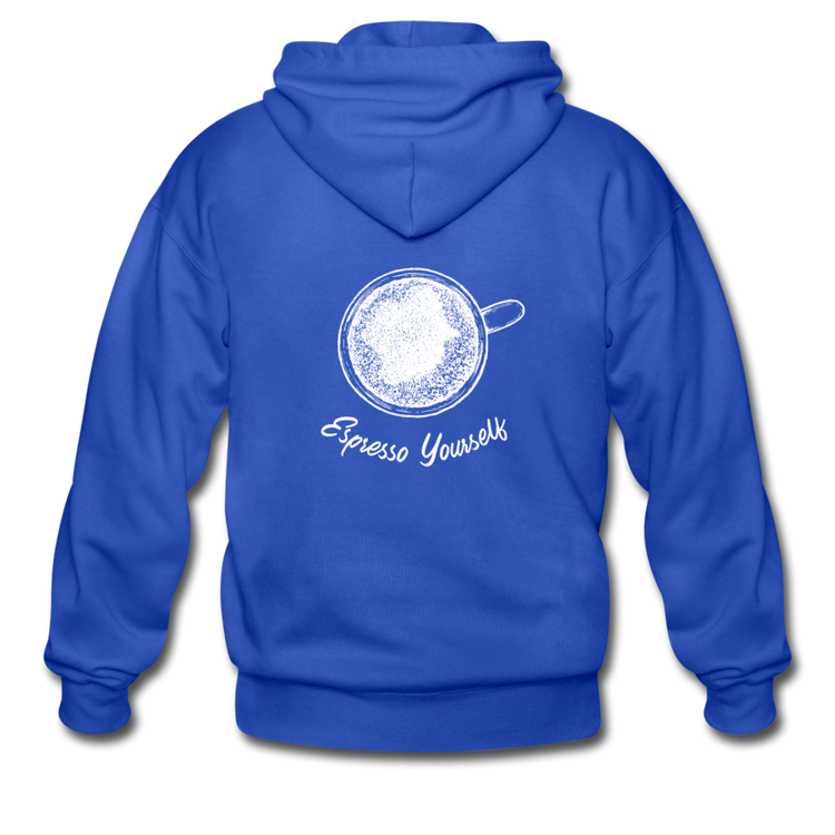 Esspresso yourself Unisex ZIP Hoodie - royal blue
