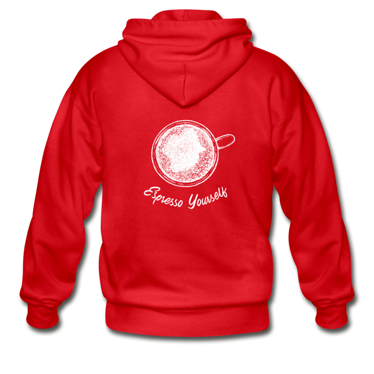 Esspresso yourself Unisex ZIP Hoodie - red