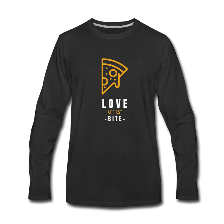 Love at first bite Men's Longsleeve - black