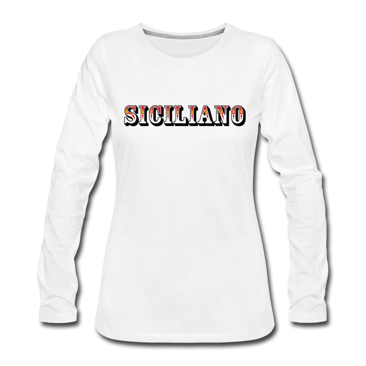 Siciliano Women's Longsleeve - white