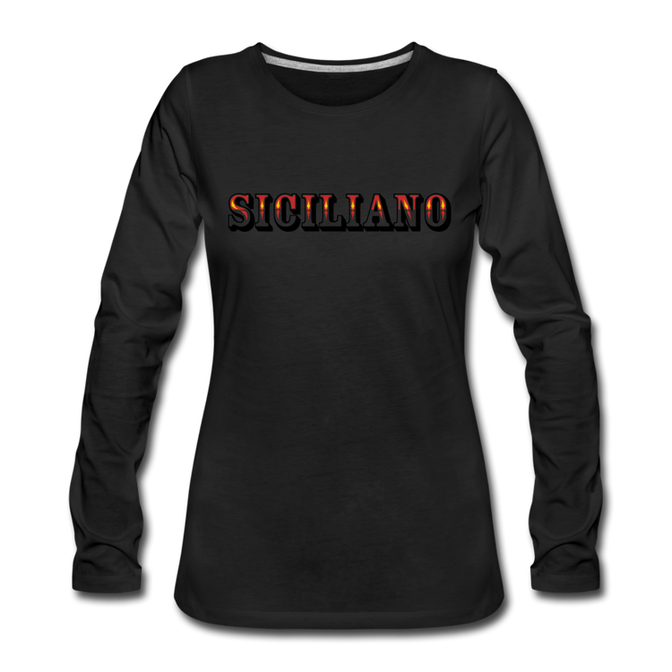 Siciliano Women's Longsleeve - black