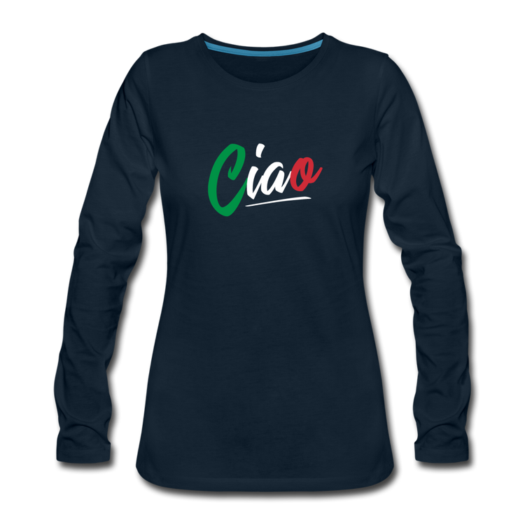 Ciao Women's Longsleeve - deep navy
