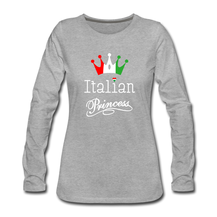 Italian Princes Women's Longsleeve - heather gray