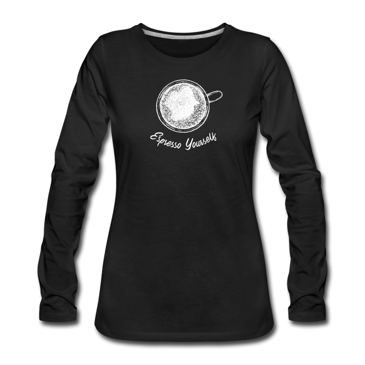 Esspresso yourself Women's Longsleeve - black