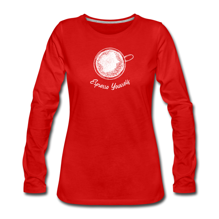Esspresso yourself Women's Longsleeve - red