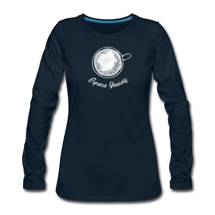 Esspresso yourself Women's Longsleeve - deep navy