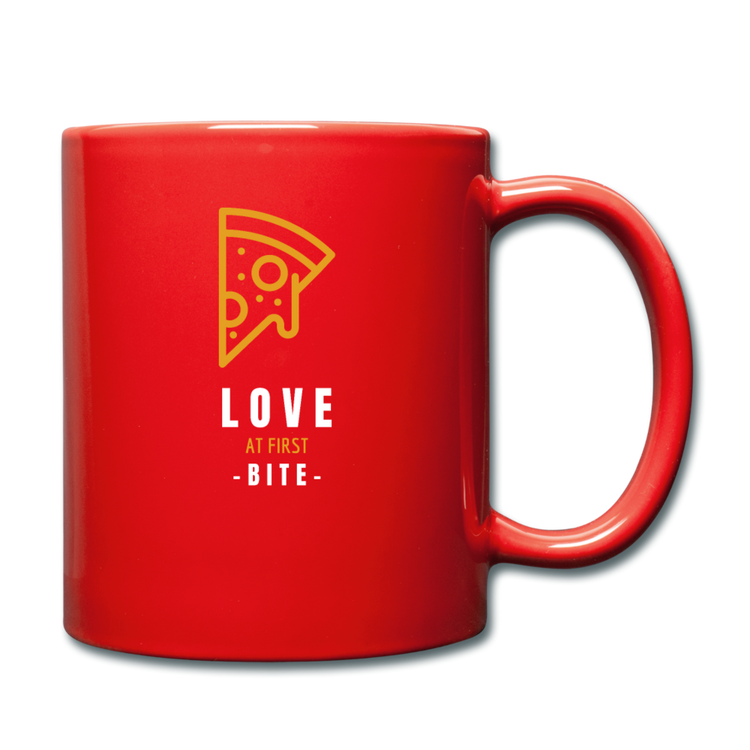 Love at first bite Full Color Mug 11 oz - red
