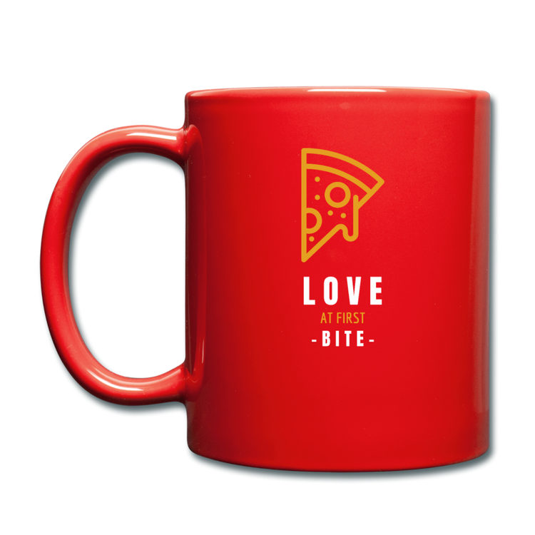 Love at first bite Full Color Mug 11 oz - red