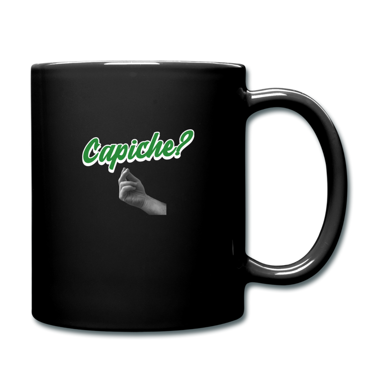 Capiche? Full Color Mug 11 oz - black