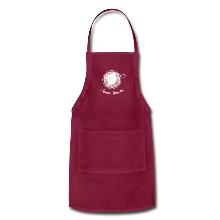 Esspresso yourself Apron - burgundy