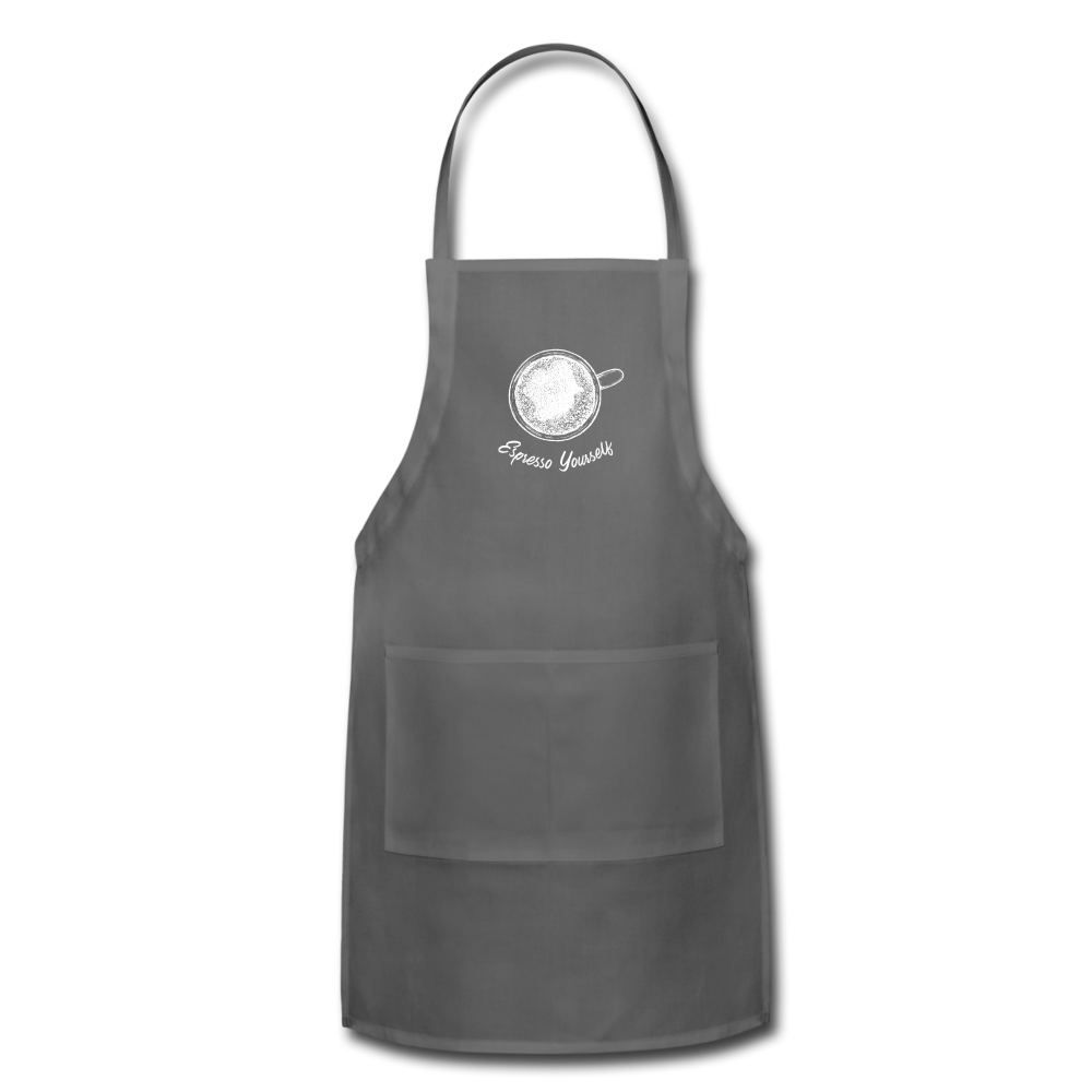 Esspresso yourself Apron - charcoal