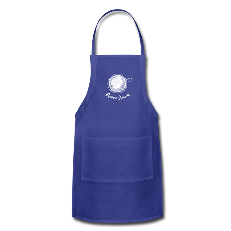 Esspresso yourself Apron - royal blue