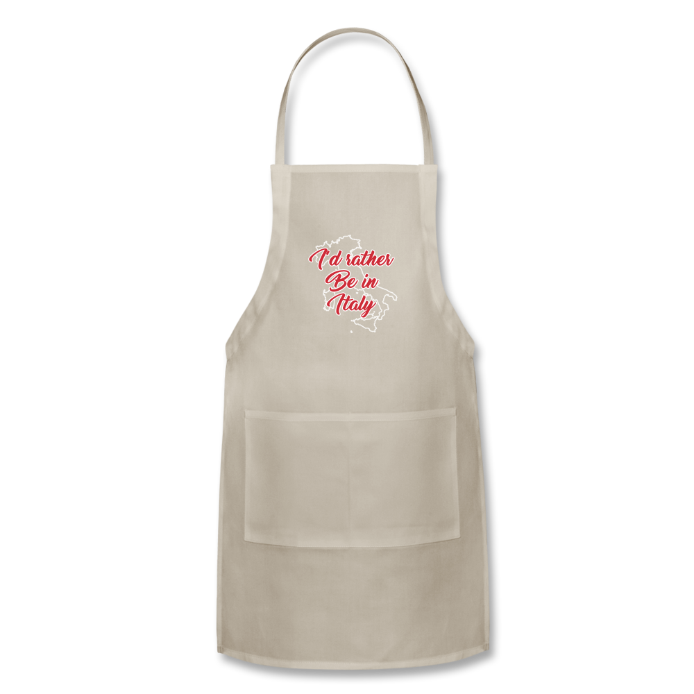 I'd rather be in Italy Apron - natural