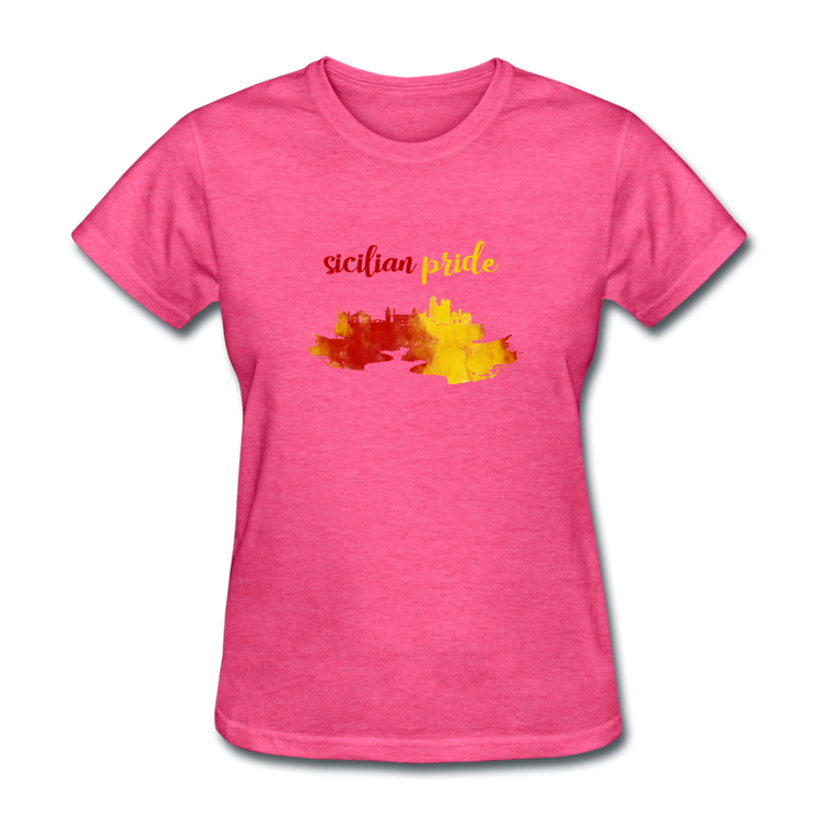 Sicilian Pride Women's T-Shirt - heather pink