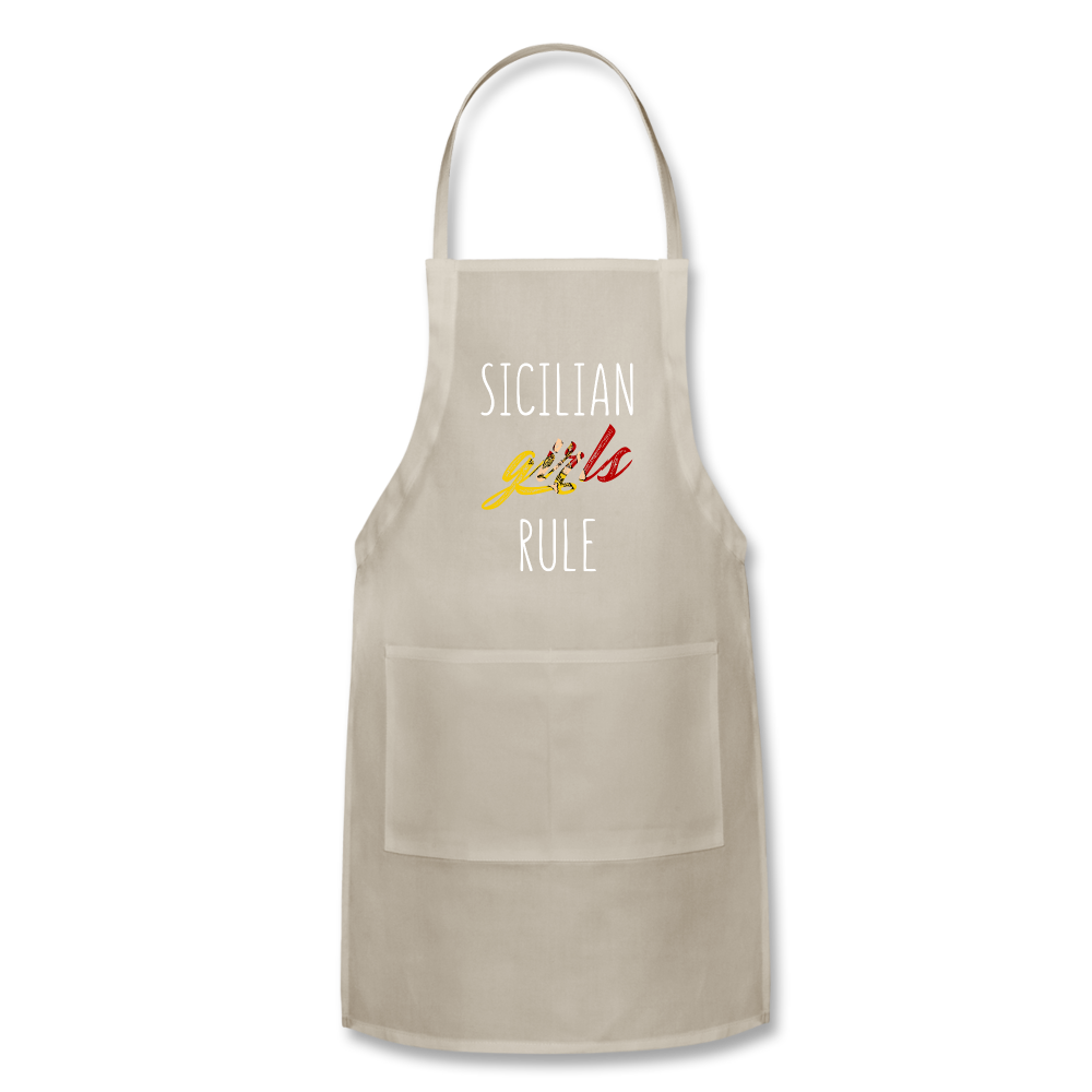 Sicilian girls rule Apron - natural