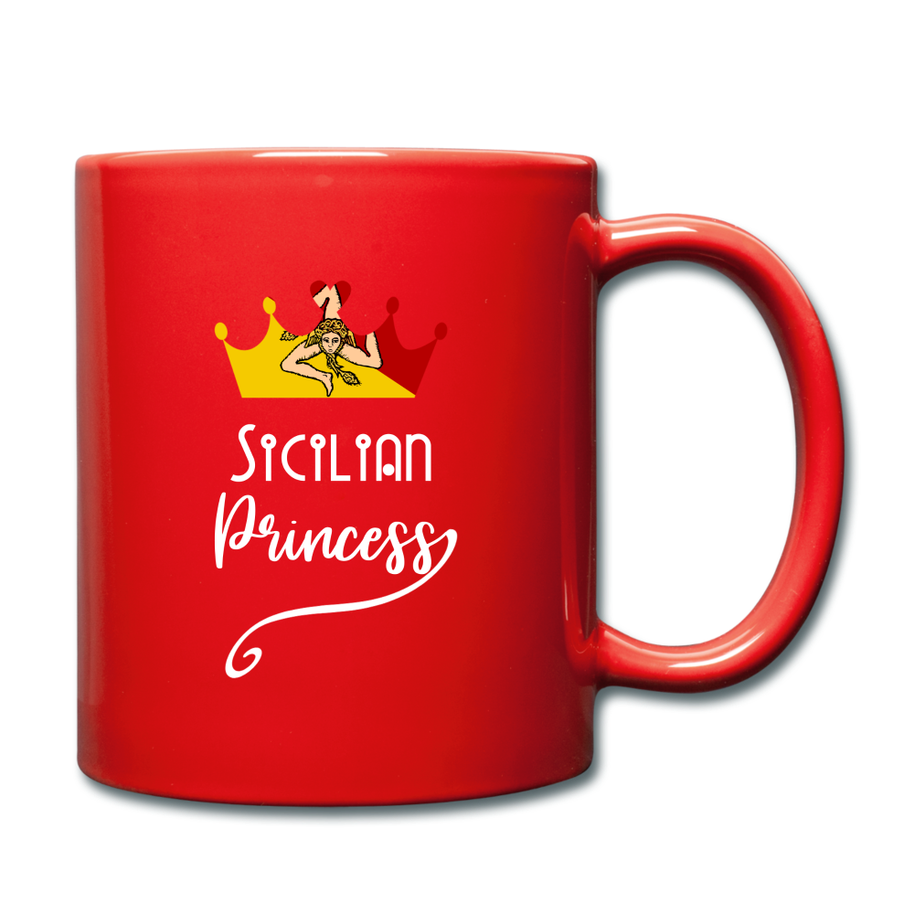 Sicilian Princess Full Color Mug 11 oz - red