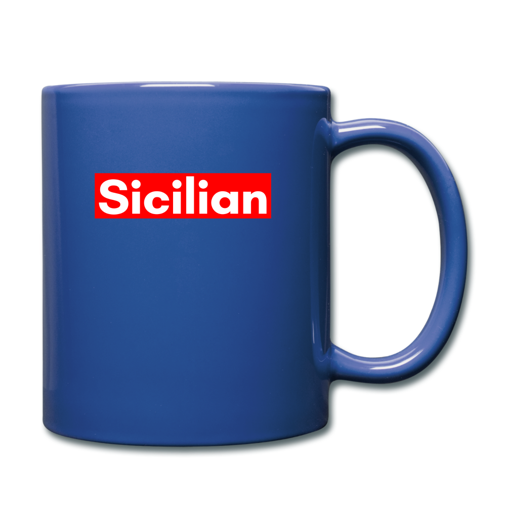 Sicilian Full Color Mug 11 oz - royal blue