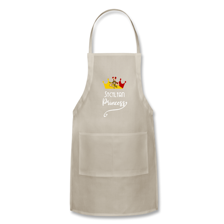 Sicilian Princess Apron - natural