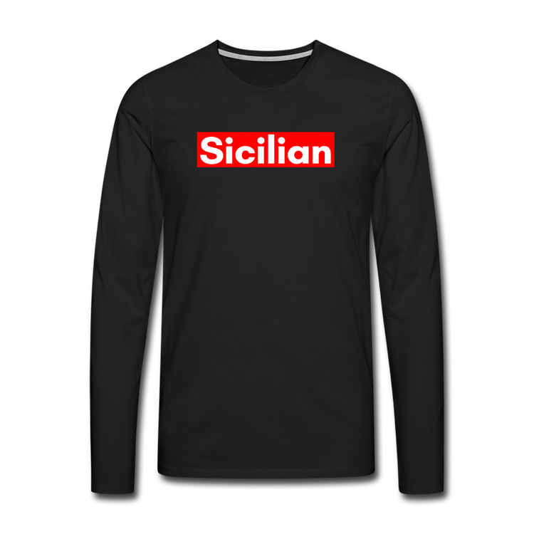 Sicilian Men's Longsleeve - black
