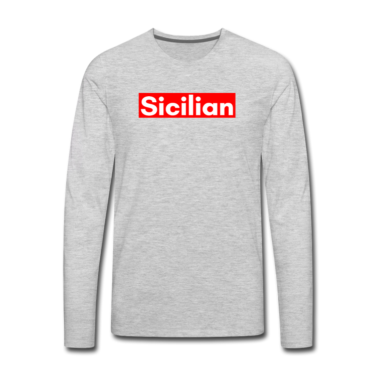 Sicilian Men's Longsleeve - heather gray