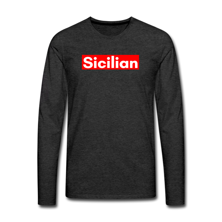 Sicilian Men's Longsleeve - charcoal grey