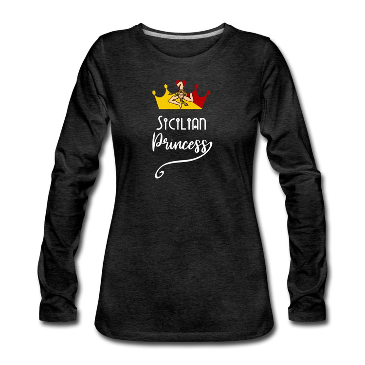 Sicilian Princess Women's Longsleeve - charcoal grey