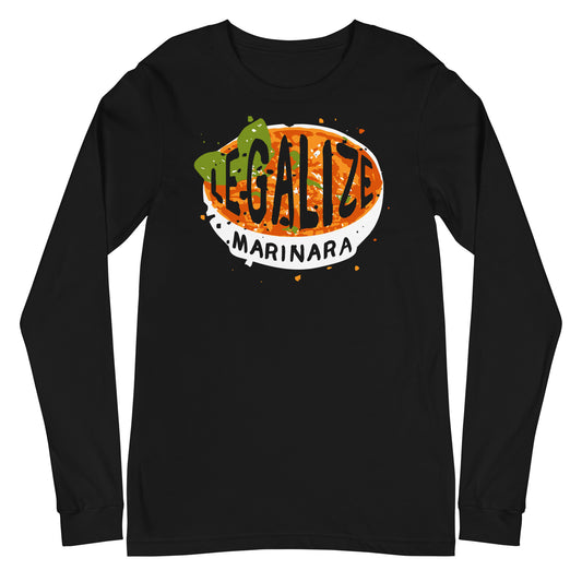 Legalize marinara Italians Unisex Long Sleeve Tee