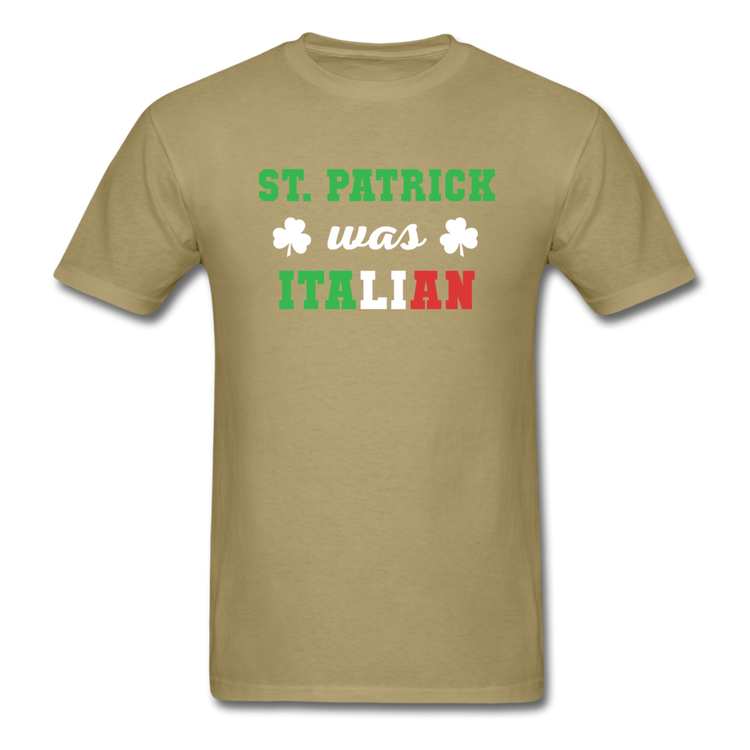 St.Patrick was Italian T-shirt - khaki