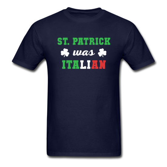 St.Patrick was Italian T-shirt - navy