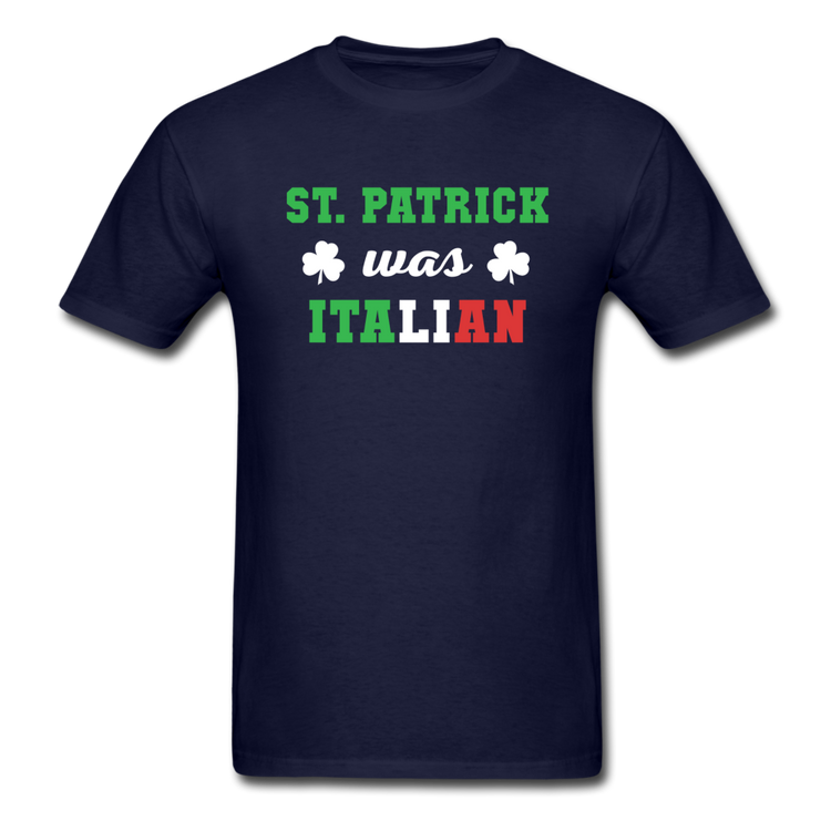 St.Patrick was Italian T-shirt - navy