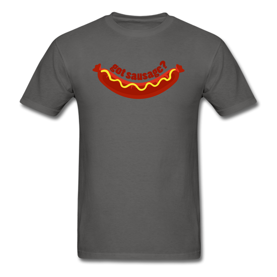 Got Sausage? T-shirt - charcoal