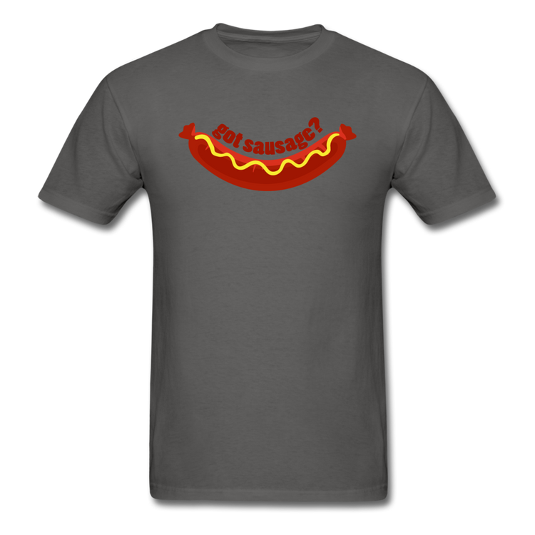 Got Sausage? T-shirt - charcoal