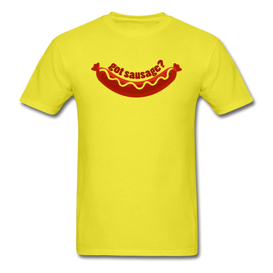 Got Sausage? T-shirt - yellow