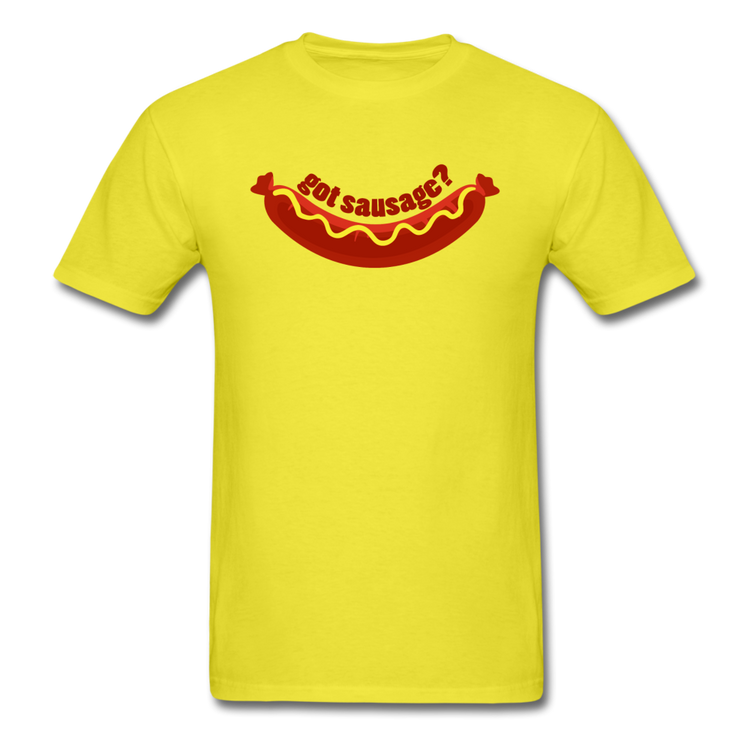 Got Sausage? T-shirt - yellow