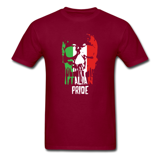 Italian Pride T-shirt - burgundy