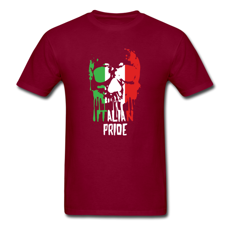 Italian Pride T-shirt - burgundy