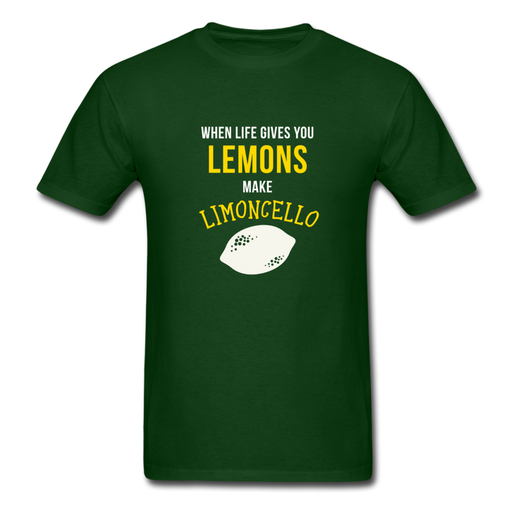 When life gives you lemons make Limoncello T-shirt - forest green