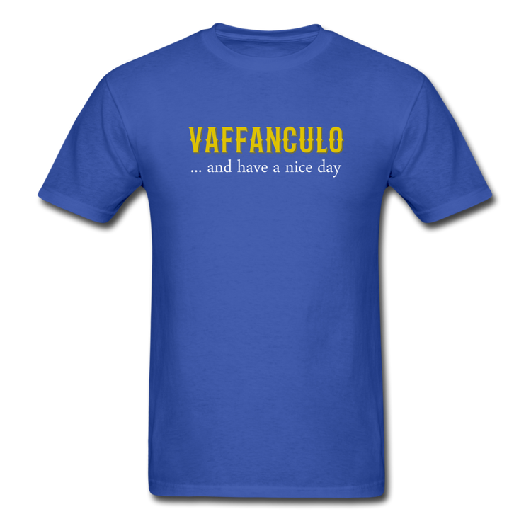 Vaffanculo... and have a nice day T-shirt - royal blue