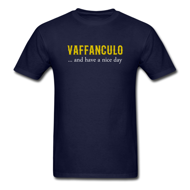 Vaffanculo... and have a nice day T-shirt - navy