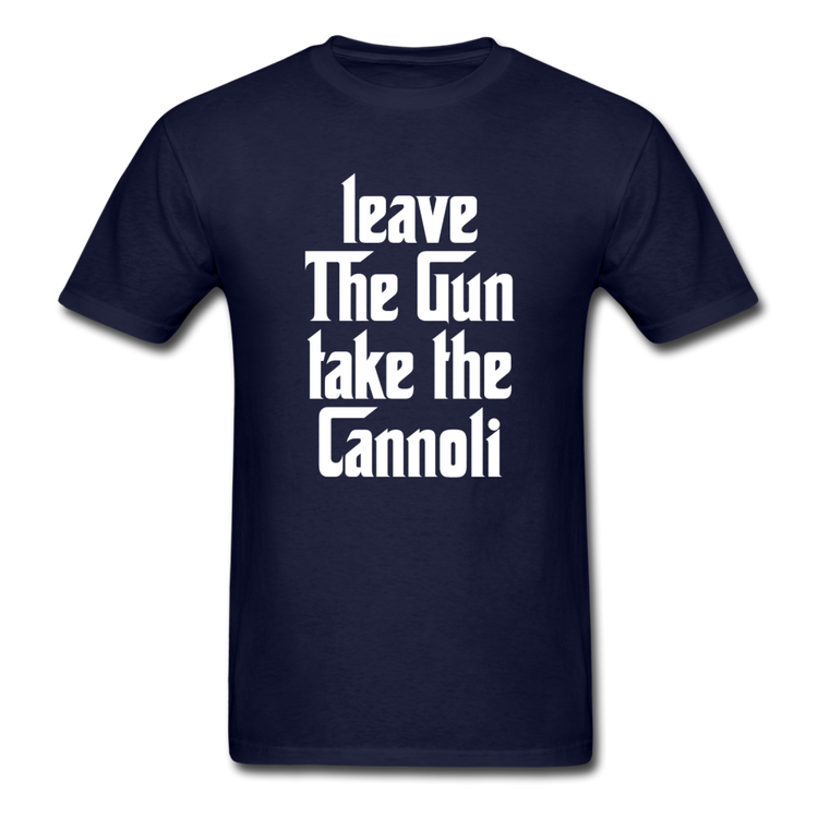 Leave The Gun Take The Cannolis T-shirt - navy